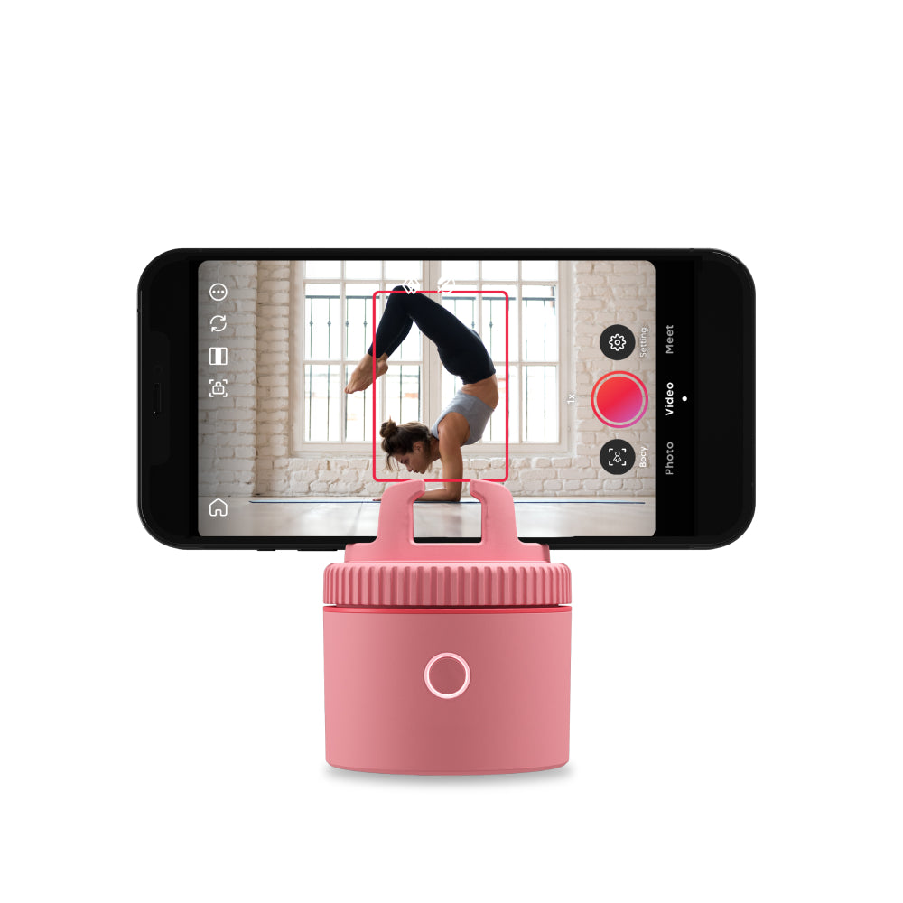 ピボ ポッド レッド 追尾 AI カメラ スマホ Pivo Pod Amazon | Pivo Pod - AI搭載 ハンズフリー360度回転 6段階速度