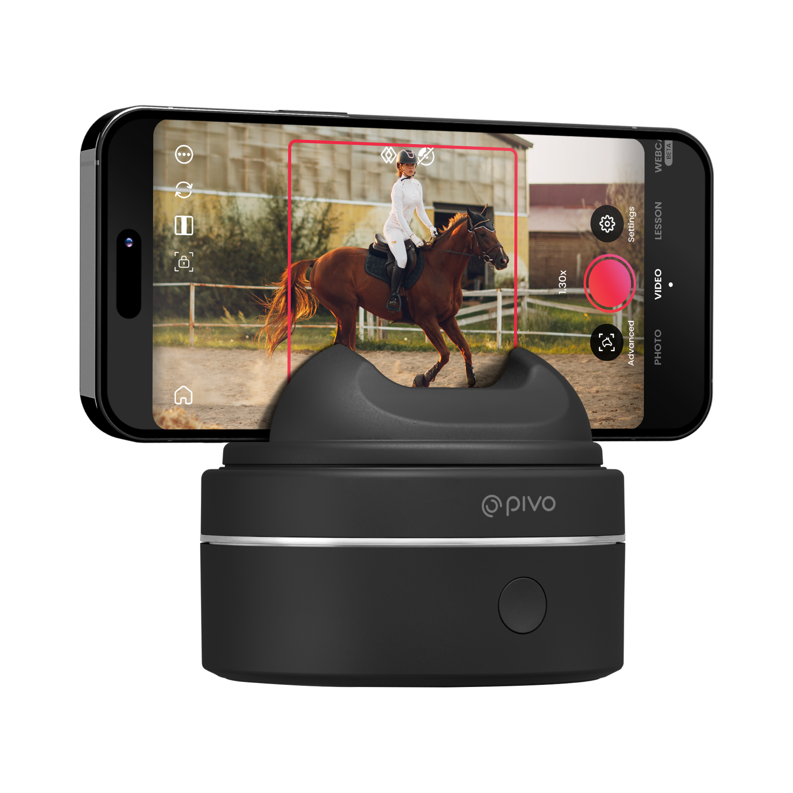 pivo pod SilverスマホをAI搭載の自動追尾でハンズフリーに動画 pivo pod SilverスマホをAI搭載の自動追尾でハンズフリーに動画